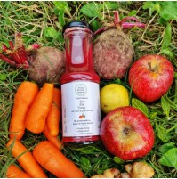 *Apple, Beet & Carrot Juice (ABC, Cold-Pressed , 220ml, Satva Farm)
